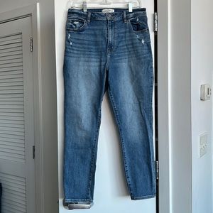 Abercrombie Curve Love The Super Skinny Ankle High Rise Jean